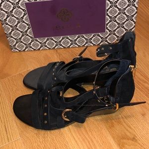 Isola Petra suede leather sandals